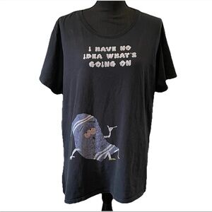 Vintage Women’s Size 3XL South Park TOWELIE No Idea Whats Going On T-Shirt BLACK